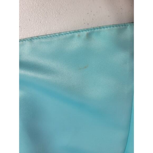 Gunne Sax Jessica McClintock Blue Beaded Evening Dress Women's Size 3/4 - Picture 11 of 16